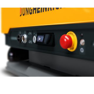 Jungheinrich autonoma mobila robot arculee M i närbild.