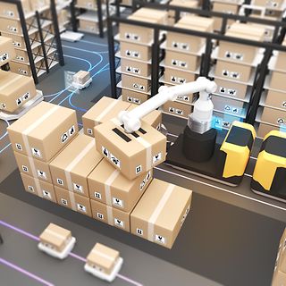 Image - article automatisation en entrepôt