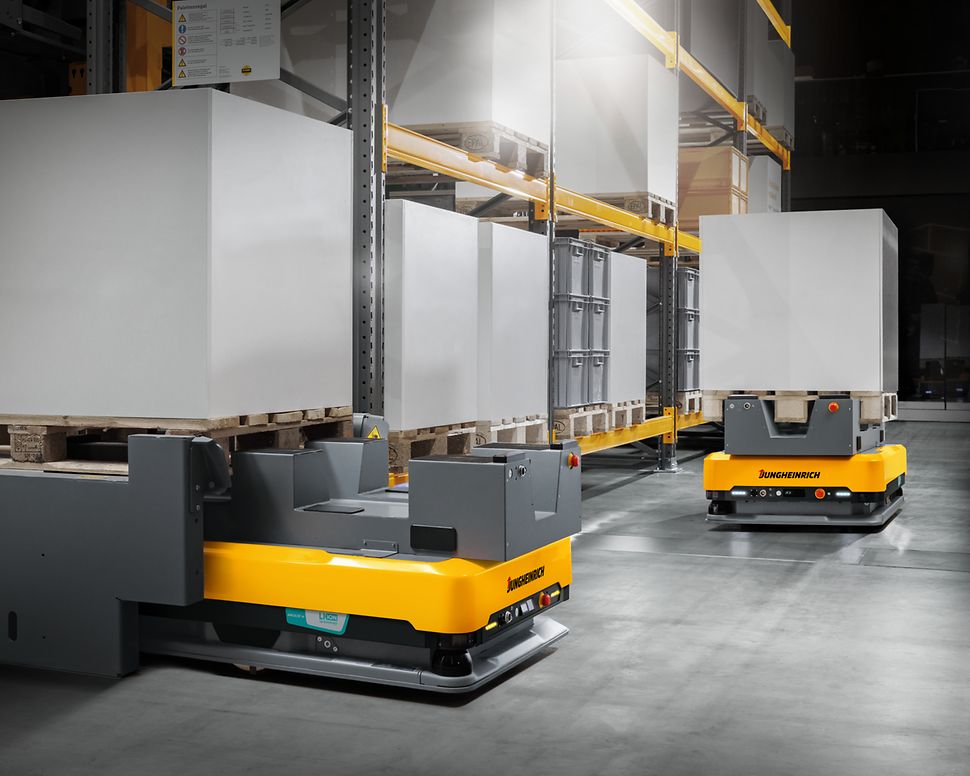 Header Bild - Unterfahrender Transport