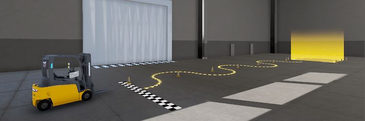 Picture Fahrzeugsimulator Parcours