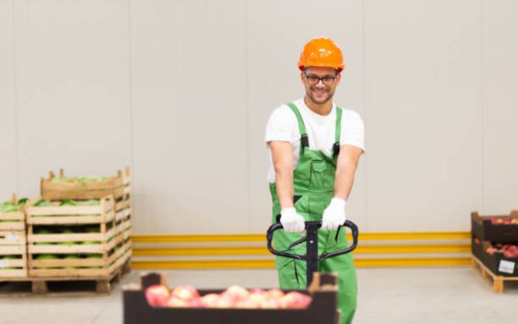 Ročni viličar v živilski industriji