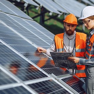 Photo panneaux photovoltaïques