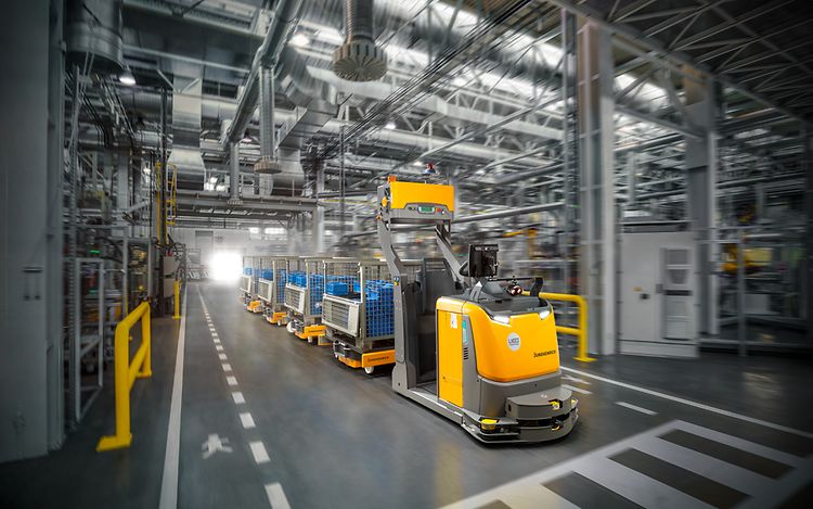 Lading trekken binnen Mobile Robots