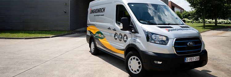 Communiqué de presse camionnettes de service électriques Jungheinrich