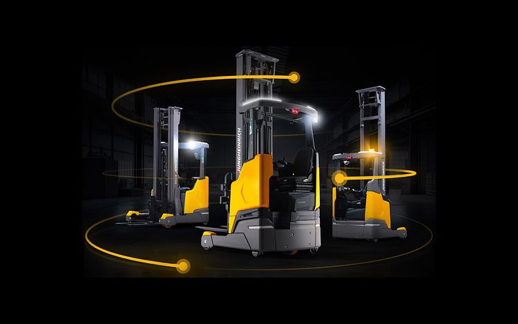 Podium-schubmastheftruck
