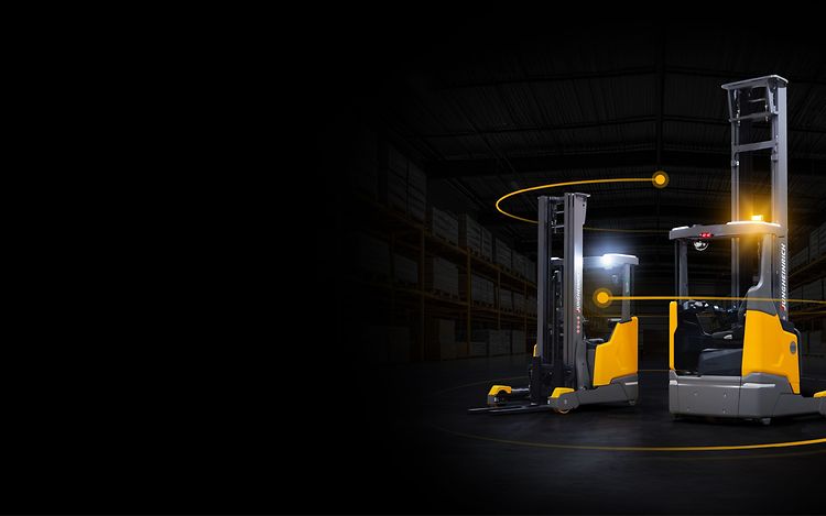 Carrelli retrattili elettrici retrattile muletto carrello elevatore retrattile Jungheinrich 