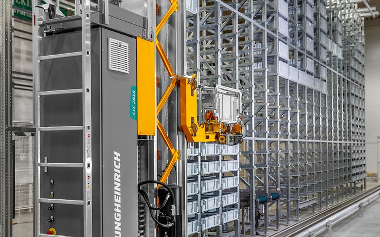 Content Jungheinrich-Miniload STC 2B1A: Automatisches Kleinteilelager für Vahle Group in Kamen