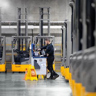 Jungheinrich servicetekniker hos Normal A/S