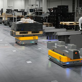 Article satellite - Optimisation de l'espace d'entrepôt grâce aux systèmes de picking robotisés