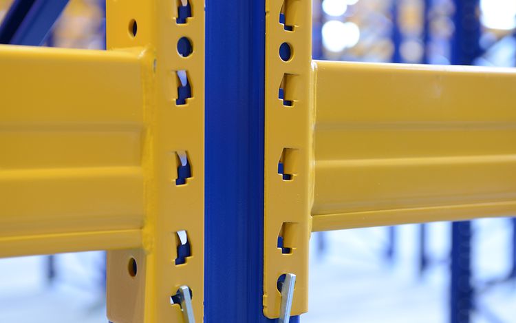 pallställ från Jungheinrich närbild 