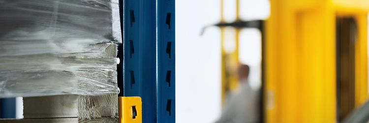 blogg höglager närbild Jungheinrich