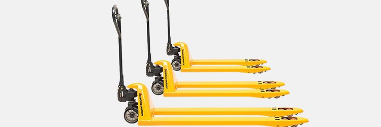 Jungheinrich palleløfter med forskellige gaffellængder