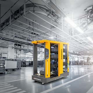 Mobile Robots - Behälter-Handling - Hero Picture