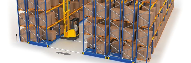 Bild pallsystem - mobile racking