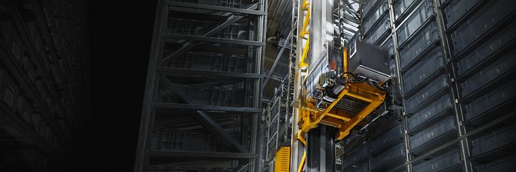 Automatisches Kleinteilelager Image Map Miniload Shuttle