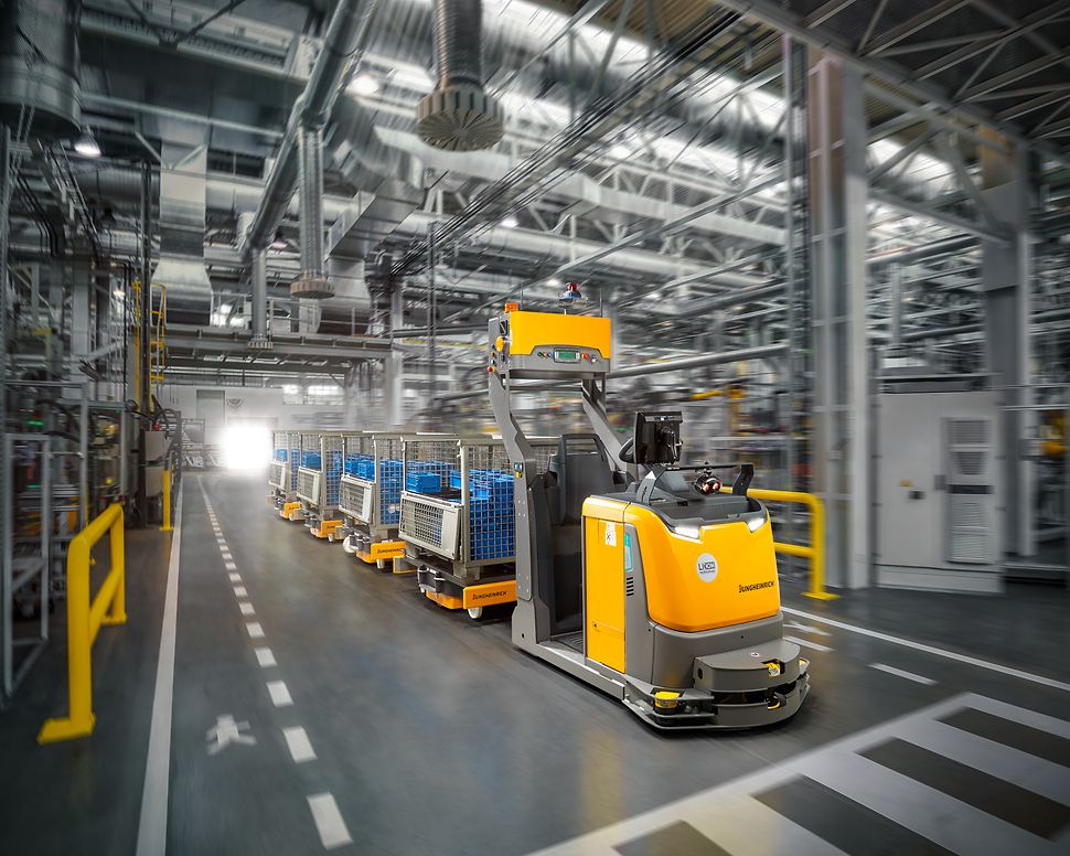 Transport de charges en intérieur Mobile Robots