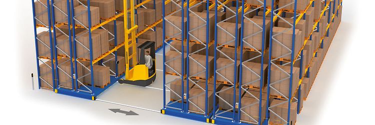 Pallesystem - mobile racking