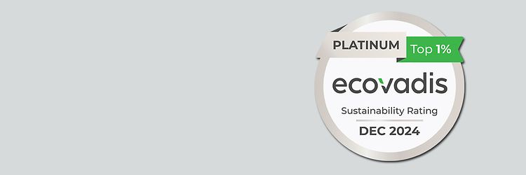 Medaille des EcoVadis Zertifikats