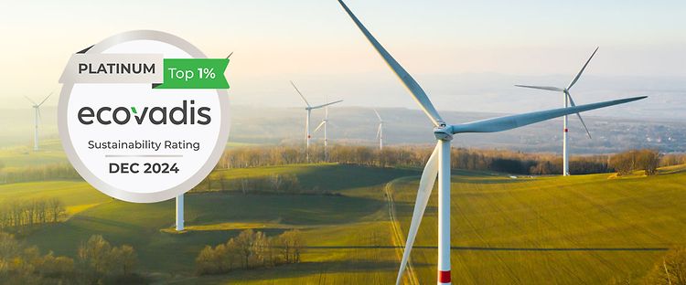 Ecovadis certificering 2024 til Jungheinrich 