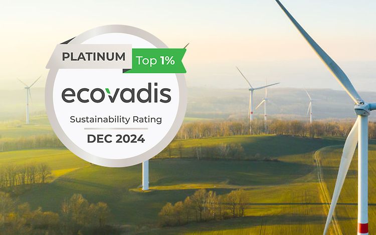 Ecovadis certificering 2024 til Jungheinrich 