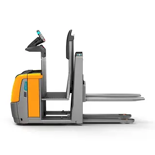 Hebbare Standplattform (HP-LJ) zum Kommissionieren aus der 2. Regalebene (optional)