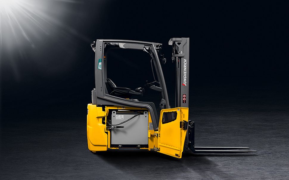 Truckbatteri i Jungheinrich truck