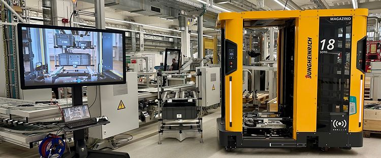 Jungheinrich AMR SOTO används i Boschs produktion.