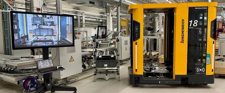 Jungheinrich AMR SOTO anvendes i Boschs produktion.