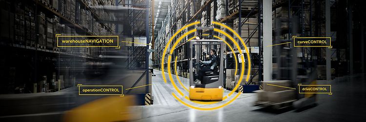 Operator wózka widłowego podczas pracy w magazynie – jungheinrich.pl