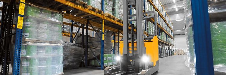 Blog belysning gaffeltruck