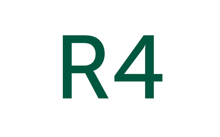 Grafik zeigt Bezeichnung „R4“ in grün.