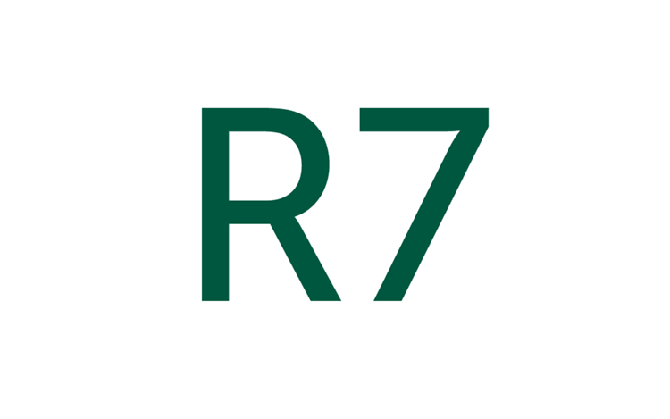 Grafik zeigt Bezeichnung „R7“ in grün.