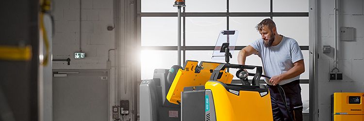 Articel Teaser Picture Used Forklift with Li-Ionen