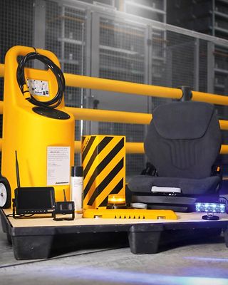 Jungheinrich tillbehör till truckar och lagerinredning.