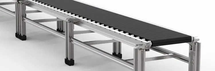 สายพานลำเลียงยางดำ Rubber Conveyor Belt