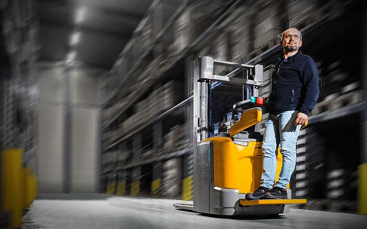 Stage Unused Forklifts with Li-Ionen