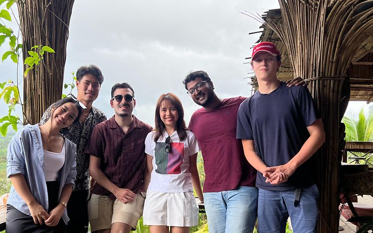 Maureen with several colleagues in a group photo