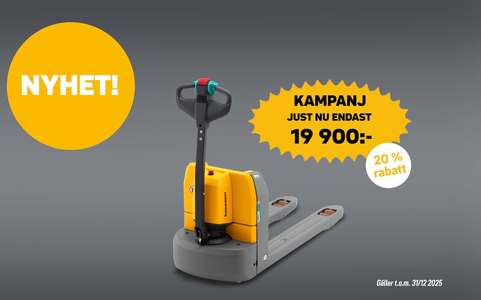 Låglyftare / ledtruck AME 15 till kampanjpris perfekt butikstruck eller lastbilstruck