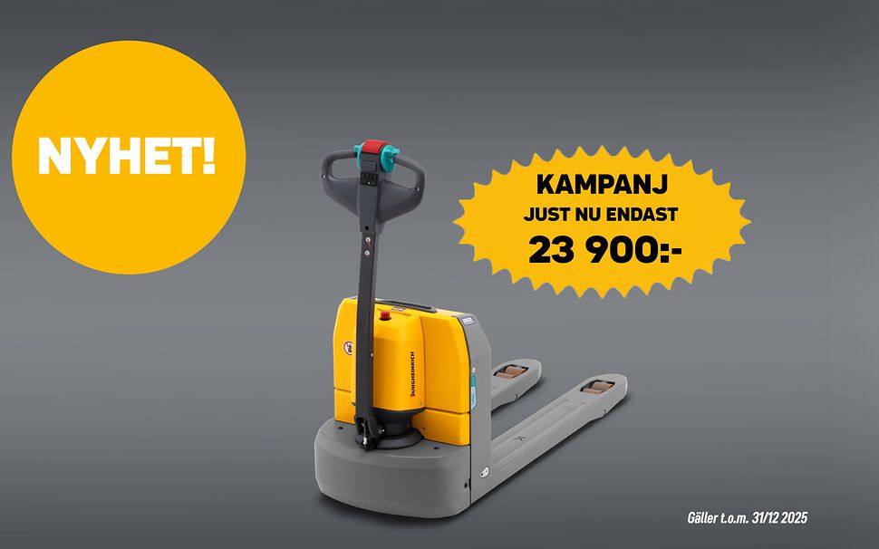 Låglyftare / ledtruck AME 18 till kampanjpris perfekt butikstruck eller lastbilstruck