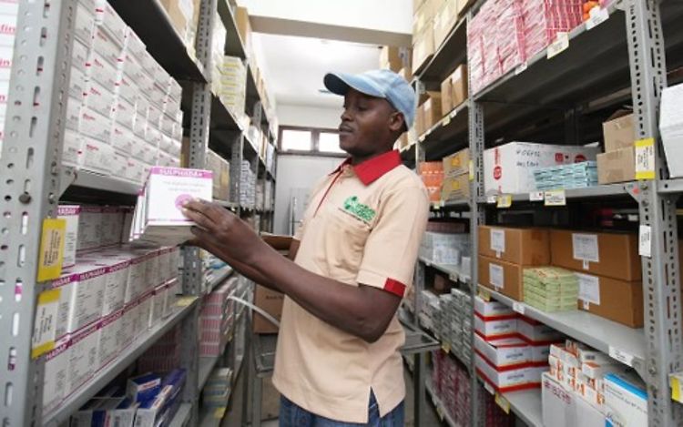 Medicine warehouse for the project with action medeor