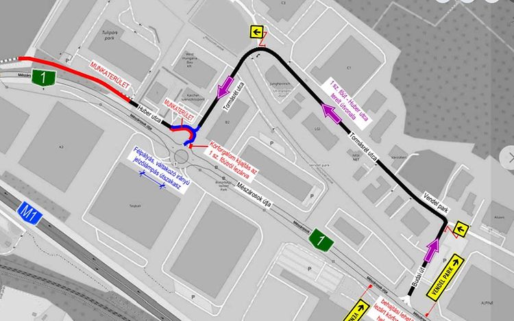 Megközelítés info