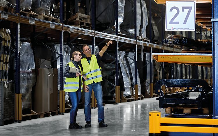 Inspection des rayonnages