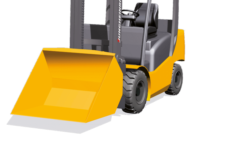 Voorzetapparatuur Shovelbak