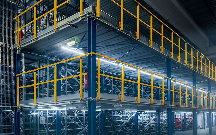 Mezzanin i stål fra Jungheinrich 