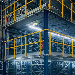 Mezzanin i stål fra Jungheinrich 