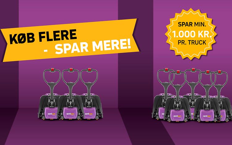 AntOn PTL el palleløfter fra Jungheinrich mængderabat