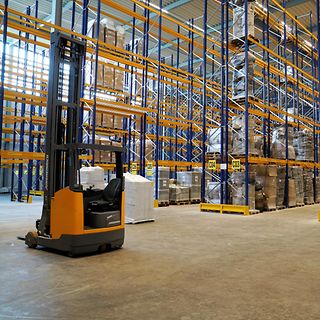 Reachtruck en palletstellingen