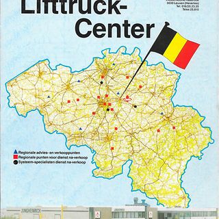 50 jaar JHBE - 1987 - Folder Jungheinrich Lifttruck-Center