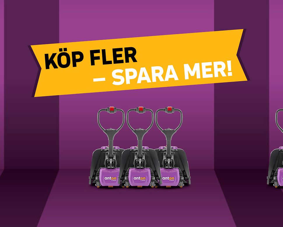 AntOn PTL låglyftare från Jungheinrich – mängdrabatt