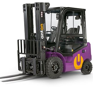El gaffeltruck med lukket førerhus AntOn by Jungheinrich produktbillede